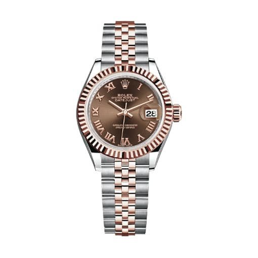 213.jpg Rolex Datejust 278271 Everose Gold Automatic Chocolate Dial Jubilee Replica