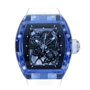 Richard-Mille-35-01-Blue-White-Rubber-Bracelet-Replica-2.webp Richard Mille 35-01 Blue White Rubber Bracelet Replica