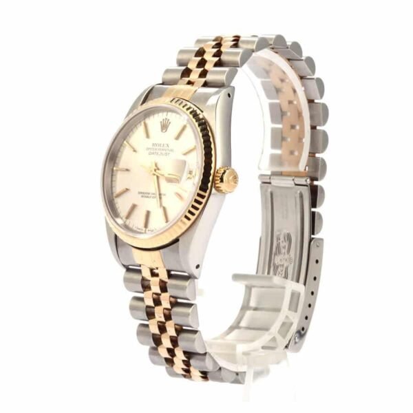 Rolex-Datejust-Two-Tone-Silver-Dial-Replica-Left.jpg Rolex Datejust Stainless Steel Replica