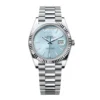 Rolex Day Date Ice Blue Grooved Replica
