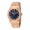 audemars-piguet-royal-oak-pink-gold-blue-dial-replica.jpg Audemars Piguet Royal Oak 15400OR.OO.1220OR.03 Replica