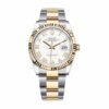 rolex-datejust-126231lc-steel-yellow-gold-automatic-white-dial-oyster-replica.jpg Rolex Datejust White Roman Replica