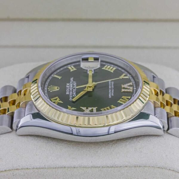 Rolex Datejust 126283RBR Green Roman Dial Replica