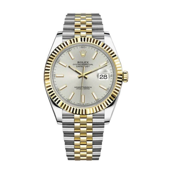 rolex-datejust-126333-yellow-gold-steel-silver-dial-jubilee-replica-1.jpg Datejust Watch Replica