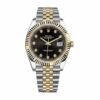 Rolex Datejust 12633BKDJ Steel Gold Automatic Black And Diamond Dial Jubilee Replica