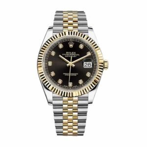 rolex-datejust-178383-31mm-steel-gold-automatic-black-dial.jpg Rolex Datejust 12633BKDJ Steel Gold Automatic Black And Diamond Dial Jubilee Replica