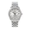 Rolex Datejust 178384-0017 White Gold Black & Diamond Dial Replica
