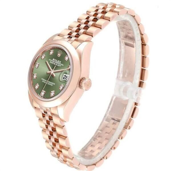 rolex-datejust-279165-everose-gold-automatic-green-with-diamond-dial-jubilee-replica.jpg Rolex With Diamond Replica