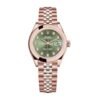rolex-datejust-28mm-279165-everose-gold-automatic-green-with-diamond-dial.jpg Rolex With Diamond Replica