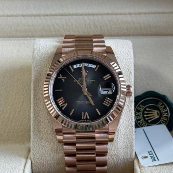 rolex-day-date-40.webp Rolex Day-Date 40 Black Smoke Dial Replica