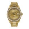 Rolex Day-Date 228348 Diamonds Gold Dial Replica