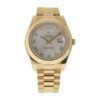 Rolex Day-Date II Collection Gold Silver White Dial 218238 Replica