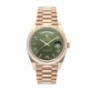 rolex-daydate-228235-replica-1.webp Rolex Day-Date Rose Gold President Green Roman Dial 228235 Replica