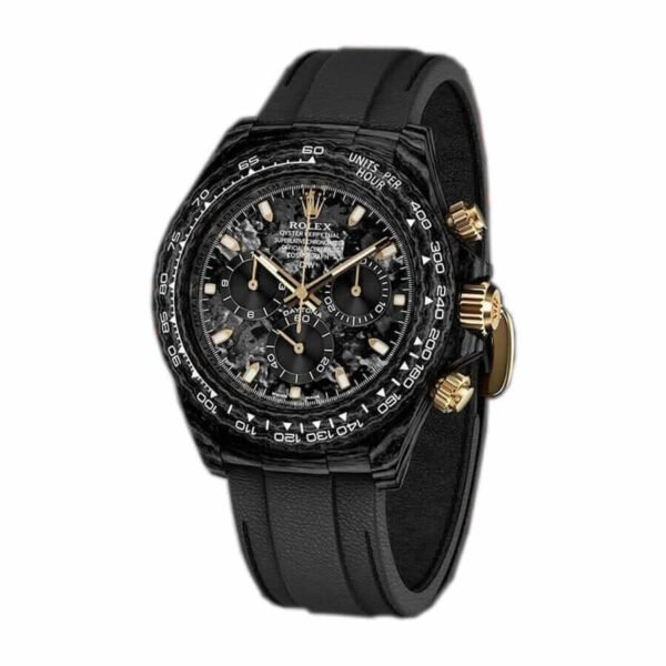 Rolex Daytona DiW NTPT Carbon 46490 “All Carbon Lemon Edition” Replica