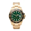 rolex-gmt-green-dial-replica-1.webp Rolex GMT-Master II 11678LN Yellow Gold Green Dial oyster Replica