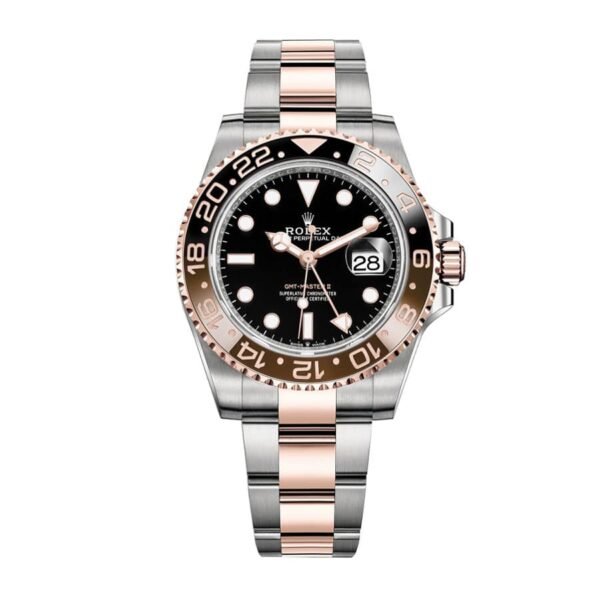rolex-gmt-master-ii-black-dial-126711chnr-brown-black-replica.jpg Rolex Root Beer Replica