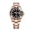 Rolex GMT-Master II 126715CHNR-0001 Rose Gold Automatic Black Dial Oyster Replica