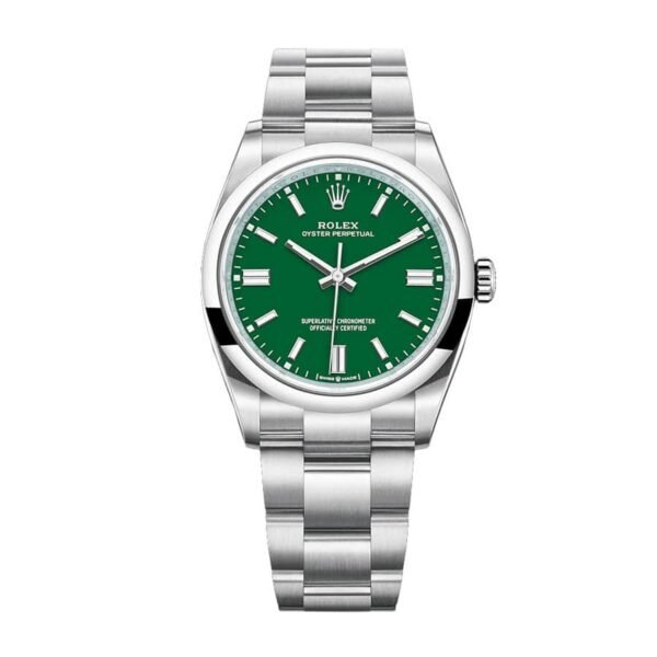 rolex-oyster-perpetual-green-dial-126000-replica.jpg Rolex Oyster Perpetual Green Dial 126000-0005 Replica