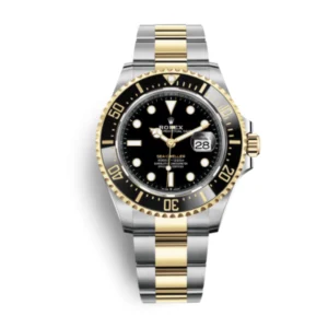 rolex-seadweller-two-tone-replica-1.webp Rolex Sea-Dweller Two Tone Black Dial 126603-0001 Oyster Replica