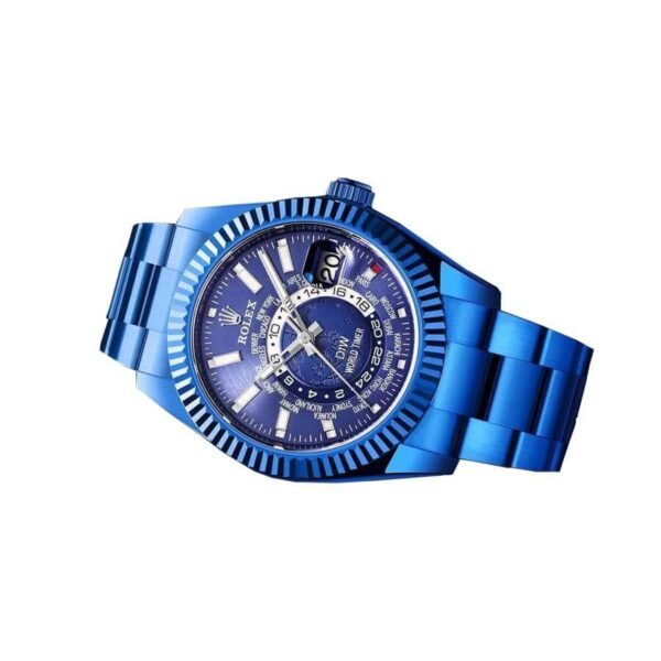 rolex-sky-dweller-world-timer-blue-dlc-stainless-steel-326934-oyster-replica2.jpg Rolex Sky-Dweller 326934 World Timer Blue DLC Replica